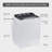 Electric Portable Twin Tub Mini Laundry Washer and Spin Dryer Combo Washing Machine