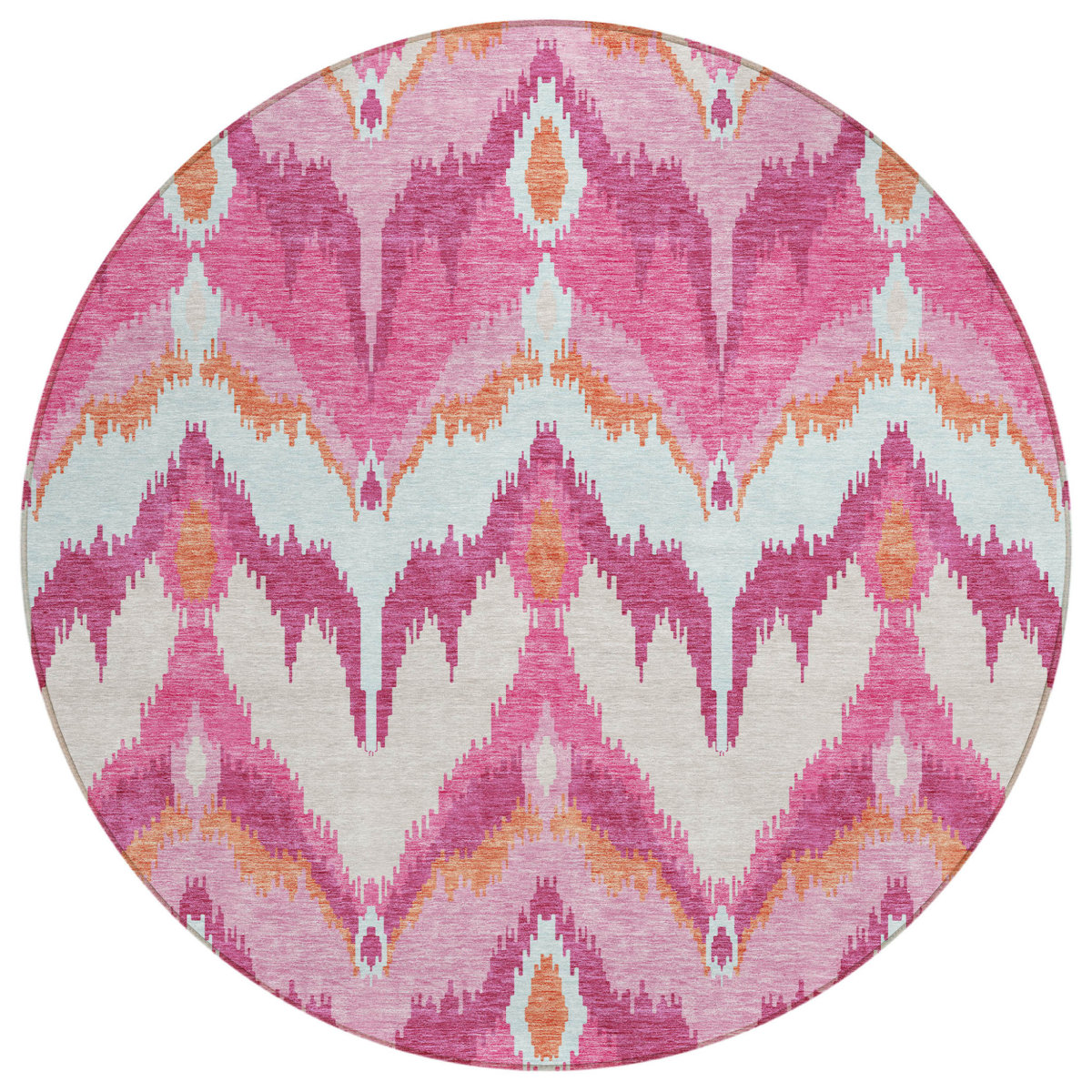 HomeRoots Ikat Area Rug - Thumbnail 2