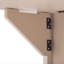 Îlot de cuisine en bois de frêne plaqué de frêne de 51,2 po de largeur (papier pas cher) avec abattant, îlot de cuisine sur roulettes avec support de rangement interne et chariot de cuisine-1044708184