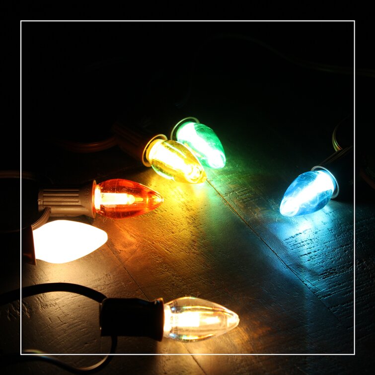 Candex Lighting 1 Watt (10 Watt Equivalent), C7 LED, Non-Dimmable