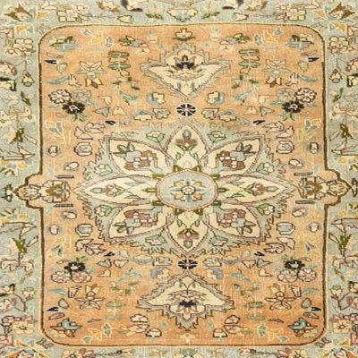Tapis brun/gris traditionnel Algrange