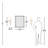 Marida 2 - Light Dimmable Gold Wallchiere