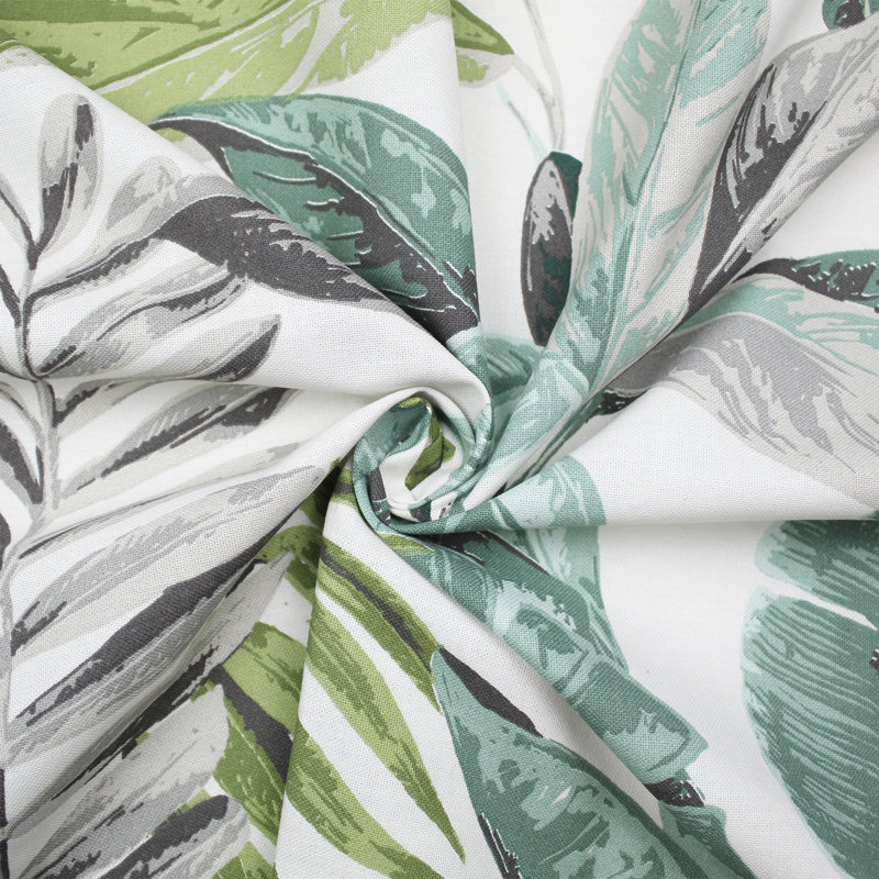 Housse et insert de coussin décoratif carré en coton Tropical Palms, 18 po x 18 po