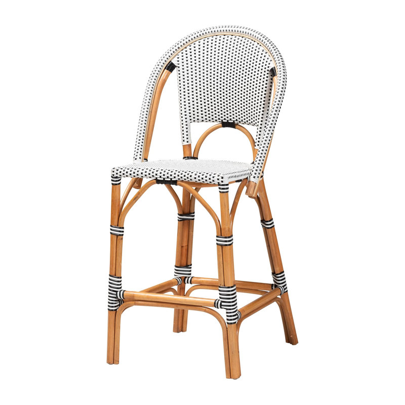Tabouret de bar Classic French, 1, Lindquist, Noir / blanc