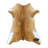 3 × 2 ft Caramel Calf Hide - 100% Genuine Leather - Natural Luxury Boho-Chic Accent