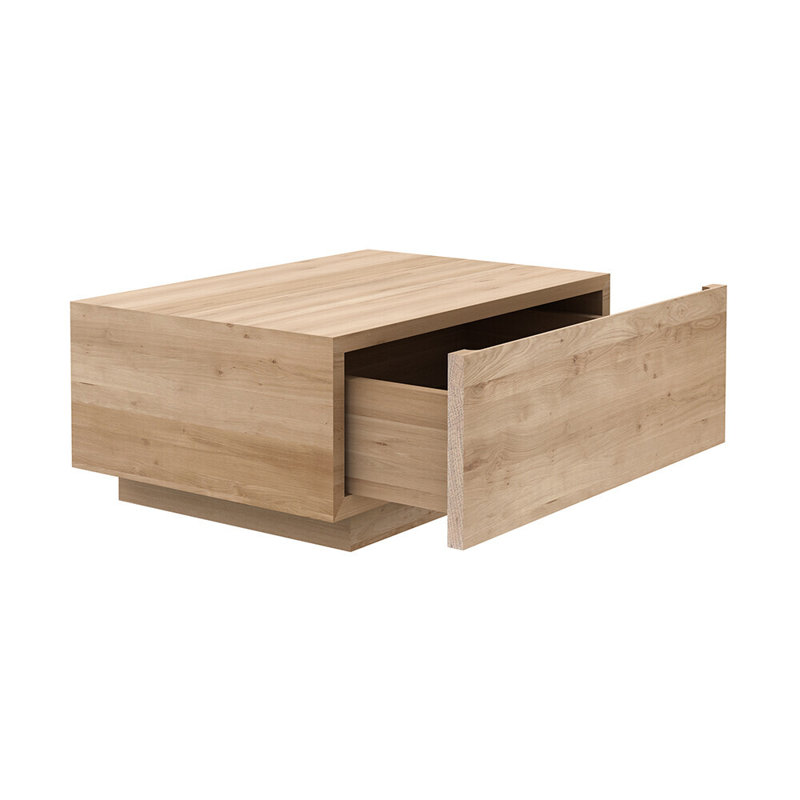 Madra 1 - Drawer Solid Wood Nightstand