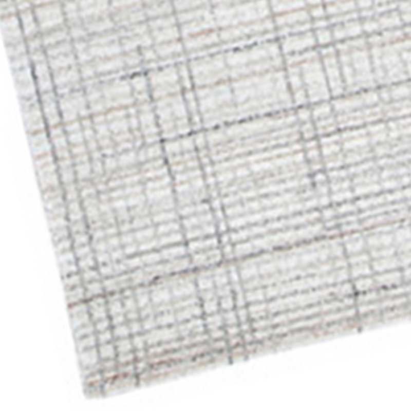 Stena 8 X 10 Inch Large Area Rug, Hand Tufted Abstract Pattern, Ivory Gray