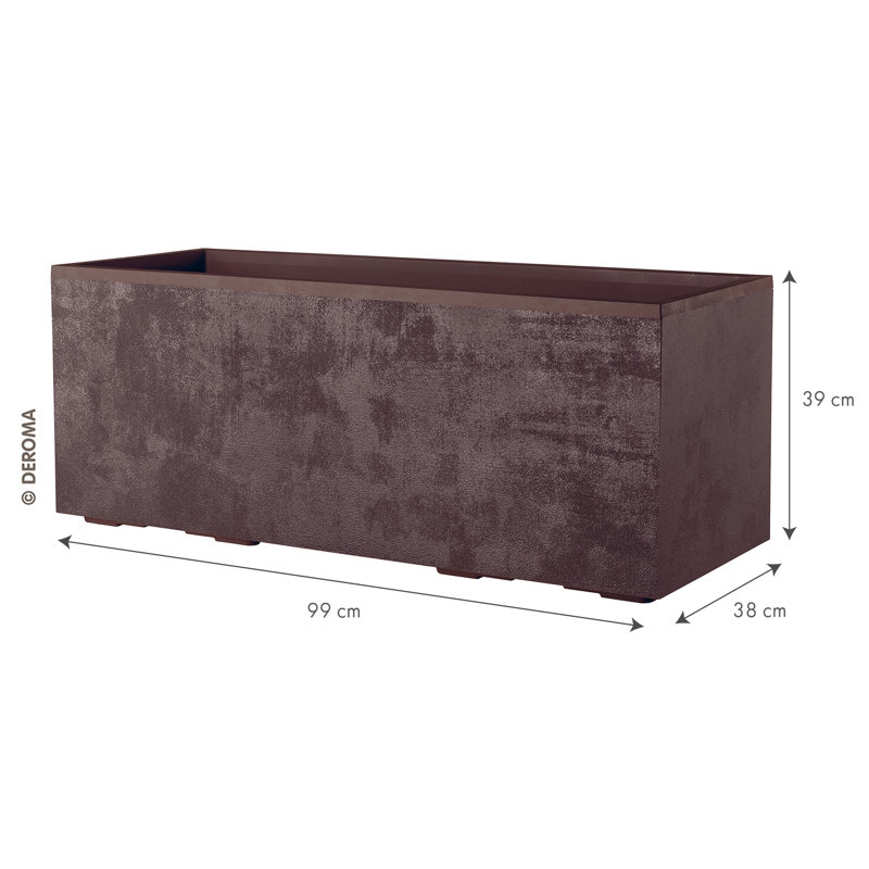 Millennium Trough, Brownstone, 39cm H x 99cm W x 39cm D