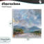 Plaque murale Expressive Mountain Mist, design par Leslie Birch