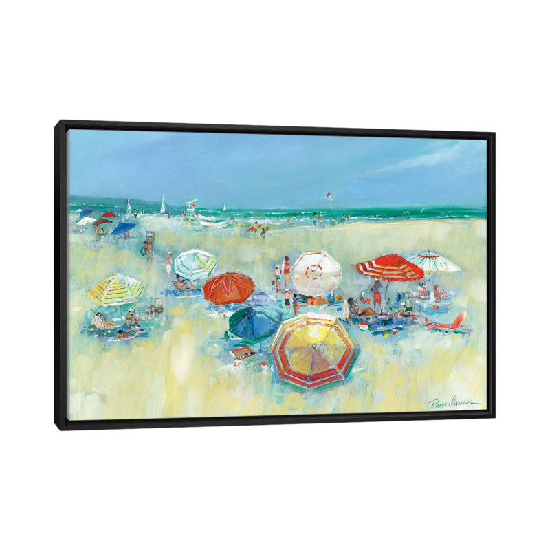 « the shore ii », reproduction sur toile, H 18 po x l 26 po x P 1,5 po, Pas de tapis, Toile tendue