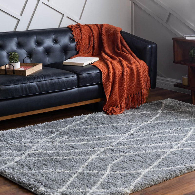 Striped Indoor Rug, Rectangle 8' x 10'