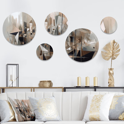 Essence of Abstract Cubism I - Abstract Cubism Metal Wall Décor