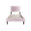Lit tapissier en velours