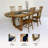 Maple Oval Solid Wood Dining Table