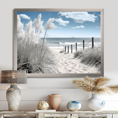 Beach Seascape Dreams Path II - Coastal Beach Wall Art For Living Room