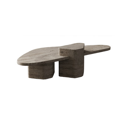 Roman Travertine Puzzle Coffee Table