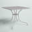 Commercial Grade 35.5" Square Indoor-Outdoor Steel Patio Table with Umbrella Hole-619041432