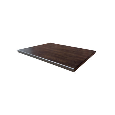 Plateau de table d'extérieur en bois thermolaqué