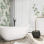 Baignoire de trempage autoportante en acrylique blanc lustré 62 po x 28 po