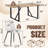 71" Modern Rectangular Dining Table Set-129575108-129575161