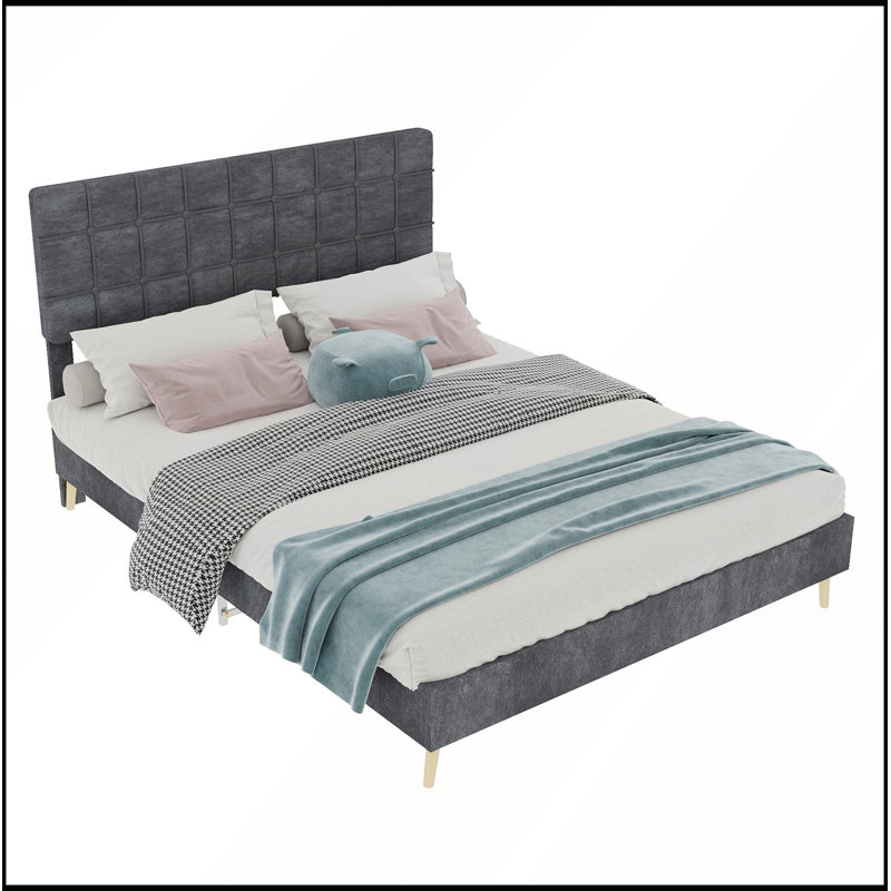 Tête de lit Yungan Lingge Soft Pack, Grey