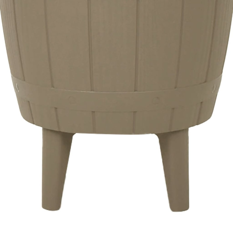 Oliveros Union Rustic 37L Ice Chest, Light Brown/White