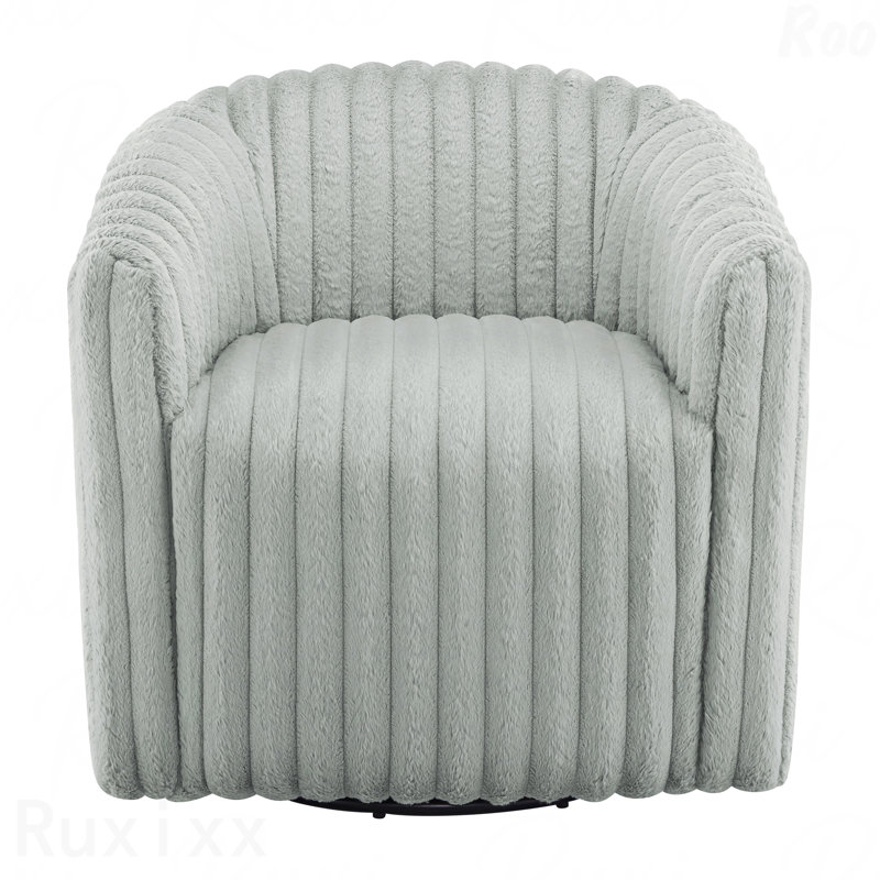 Fauteuil d'appoint pivotant à fonctionnalité pivotante - Ultra idéal pour les chambres relaxantes