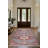 Marisol Burgundy Beige Gray Oriental Machine Printed Cotton Polyester Area Rug-272052046