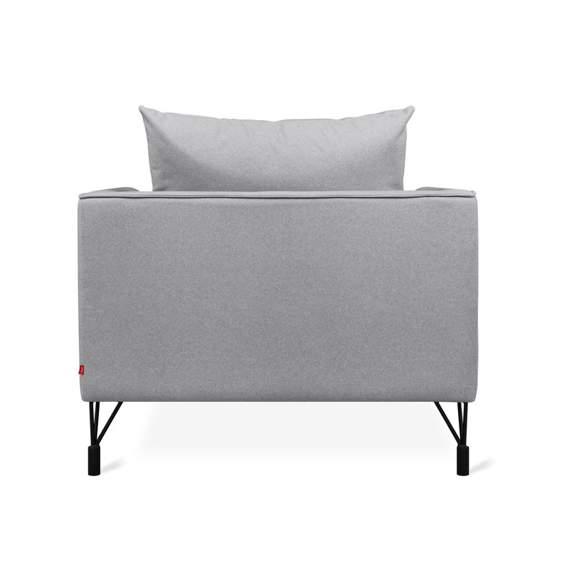 Highline Armchair, Merino Dapple 100% Polyester