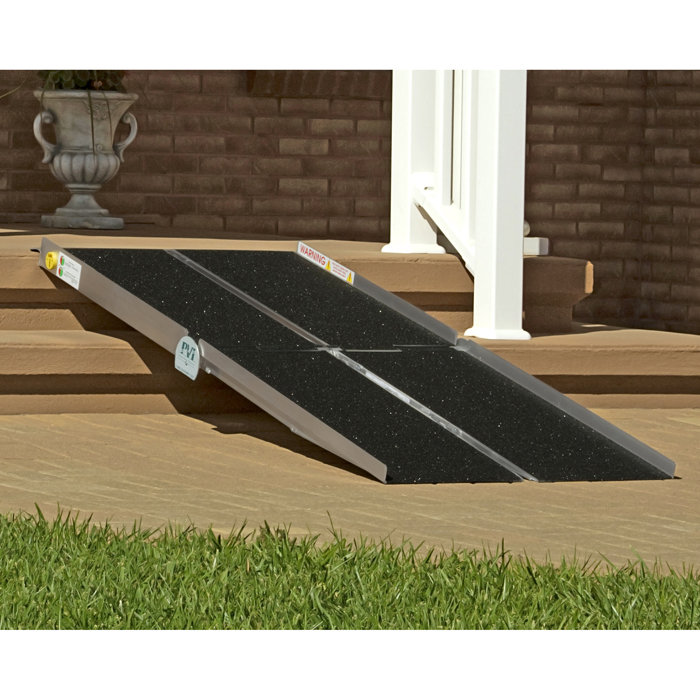 Rampe portable pliante, L 7"