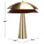 Lampe de table en métal Milena Rafaela 21,5 pouces