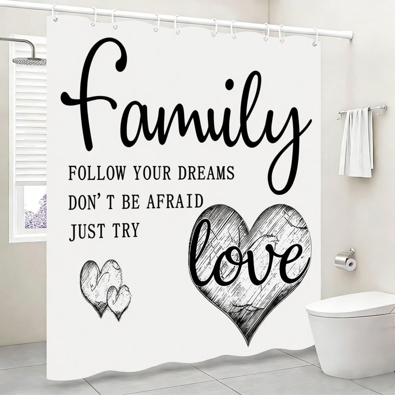Rideau de douche Family Love