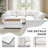 Cloud Modular Sectional Sofa Upholstered Deep Seat Couches With A Movable Ottomon That Can Be Used On Both Sides-86790946