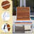 Outdoor Adjustable Chaise Lounge Chair, Brown,White
