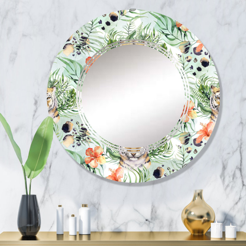 Circle Mirror, 32" x 32"