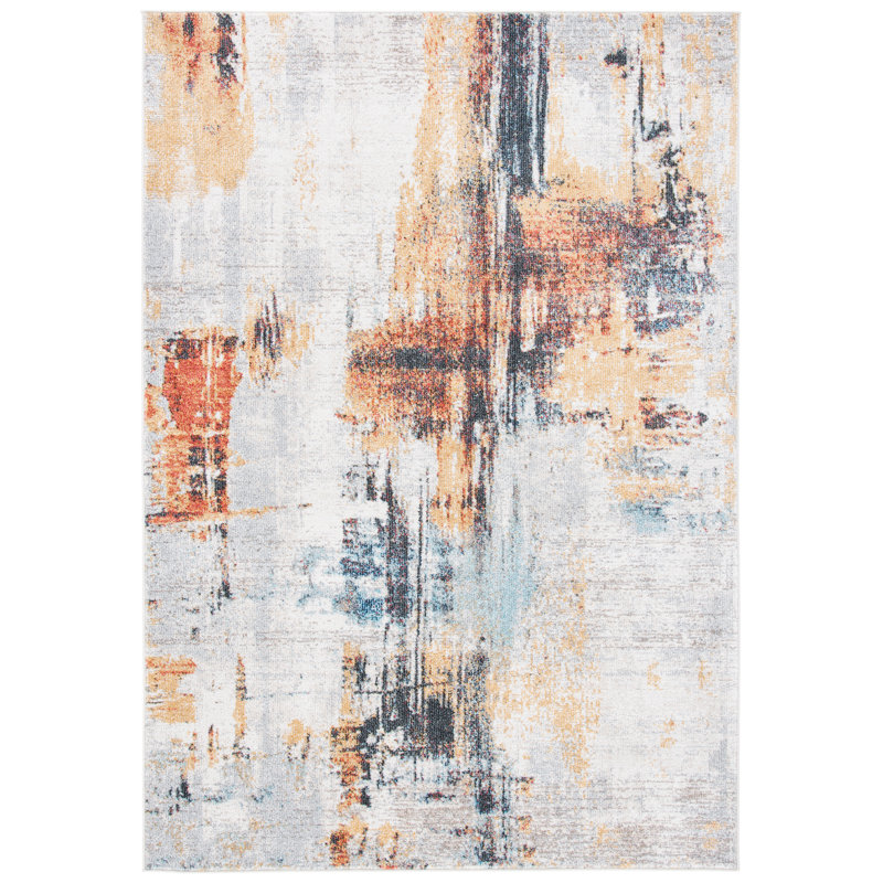 Tapis abstrait Phoenix Performance, Rectangle 9 pi x 12 pi