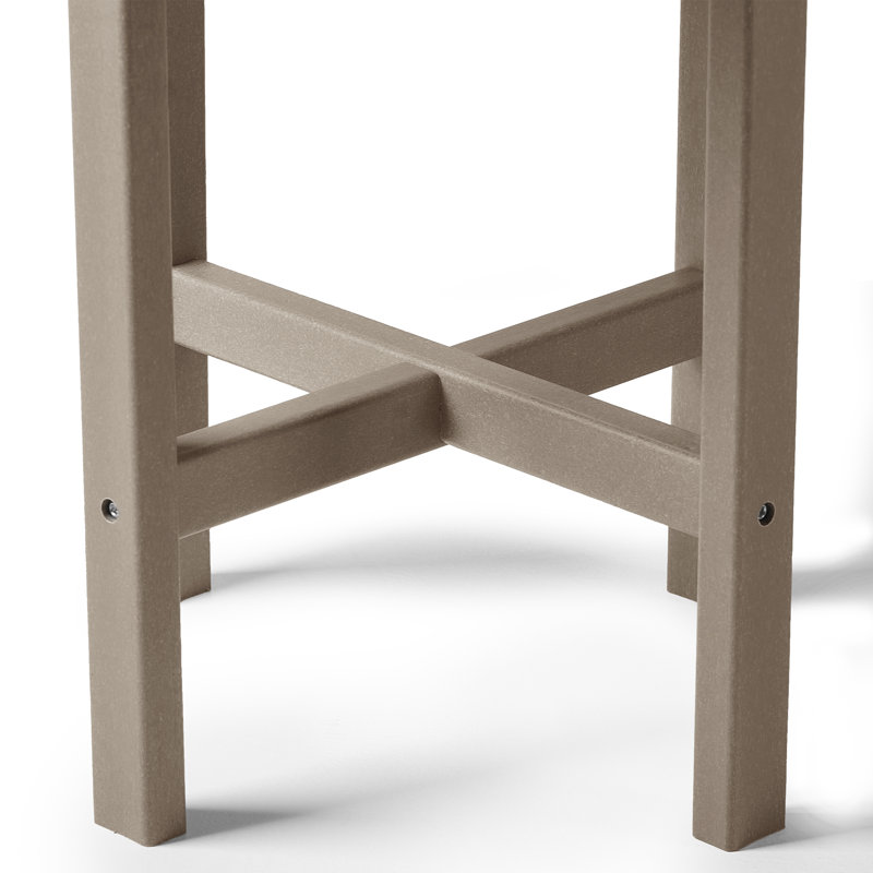Table d'appoint d'extérieur Geoff Adirondack, Bois vieilli