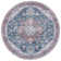 Tucson Vintage Look Machine Washable Non-Slip Area Rug in Blue & Red