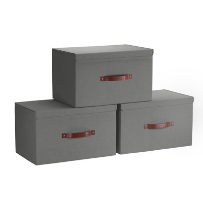Ensemble de boîtes pliables en tissu