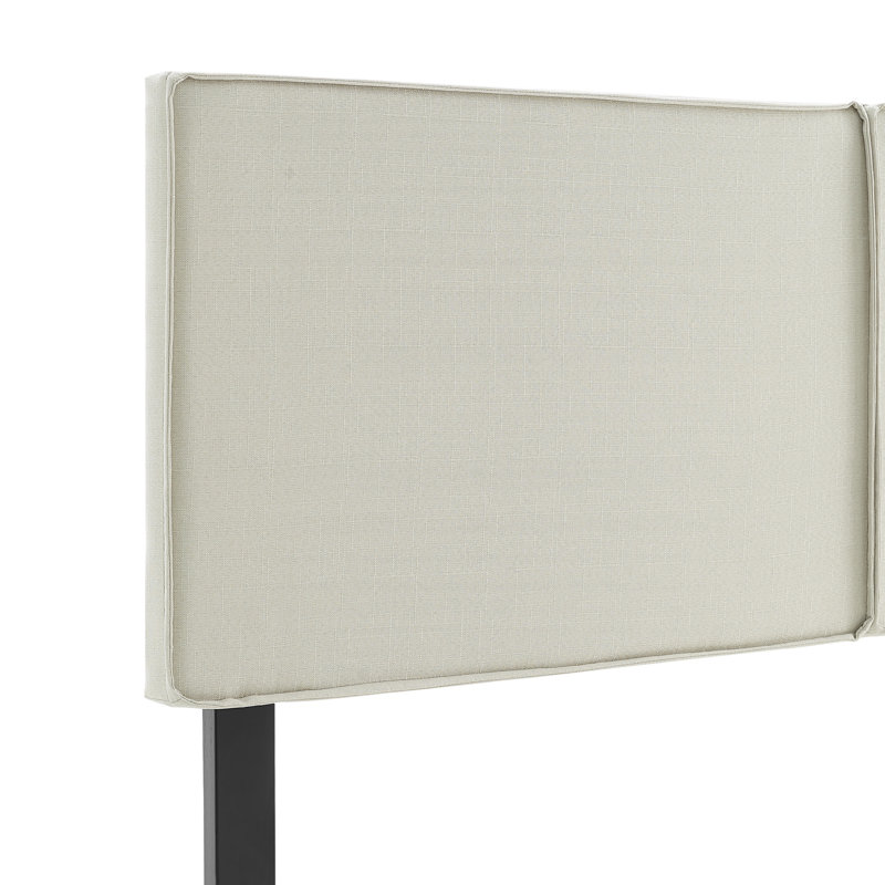 Tête de lit tapissier Ender, Grand, Beige