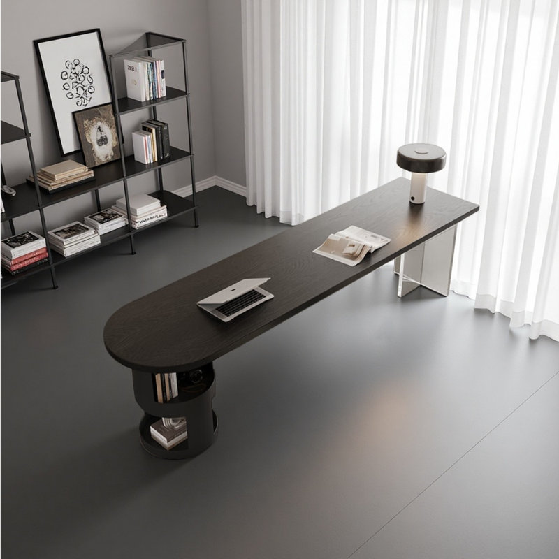 Bureau de style moderne, H 29,53 po x l 70,87 po x P 23,62 po