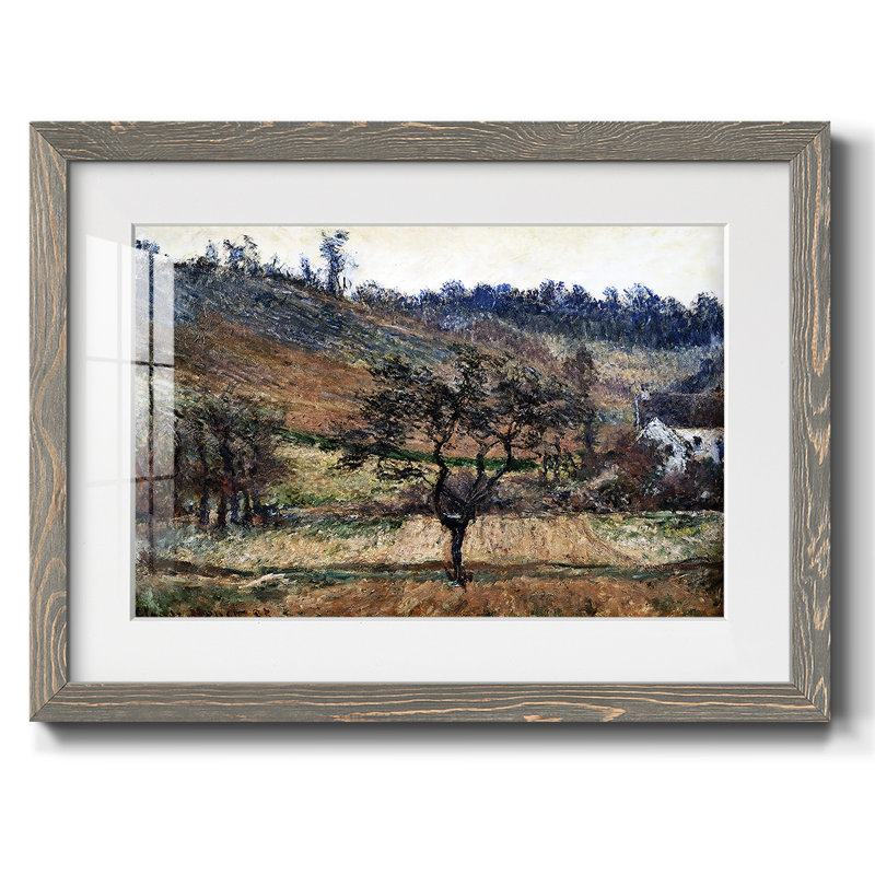 La vallée de Falaise, 1883, Gris, H 14 po x l 20 po x P 1,5 po