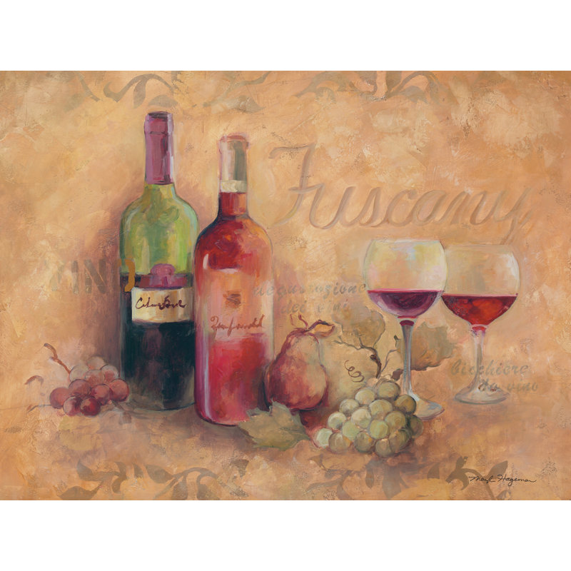 «Tuscany» sur toile par Marilyn Hageman, H 12 po x l 16 po
