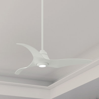 Ventilateur de plafond 60 po à 3 pales standard avec ensemble d'éclairage à DEL et télécommande à main 60 po Arwen