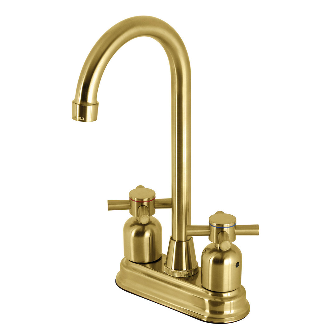 Kingston Brass Concord Two-Handle 2-Hole Deck Mount Bar Faucet Kingston Brass 