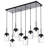 Ashlan 8 - Light Matte Black Kitchen Island Pendant