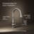 Artifacts Touchless Pull Down Kitchen Sink Faucet with Three-Function Sprayhead-43301518