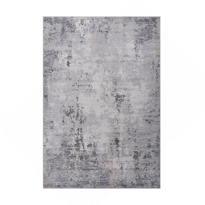 8X10 Ivory/Sand/Abstract Non-Shedding Living Room Bedroom Dining Home Office Stylish And Stain Resistant Area Rug