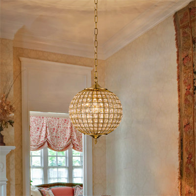 Crystal Globe Chandelier
