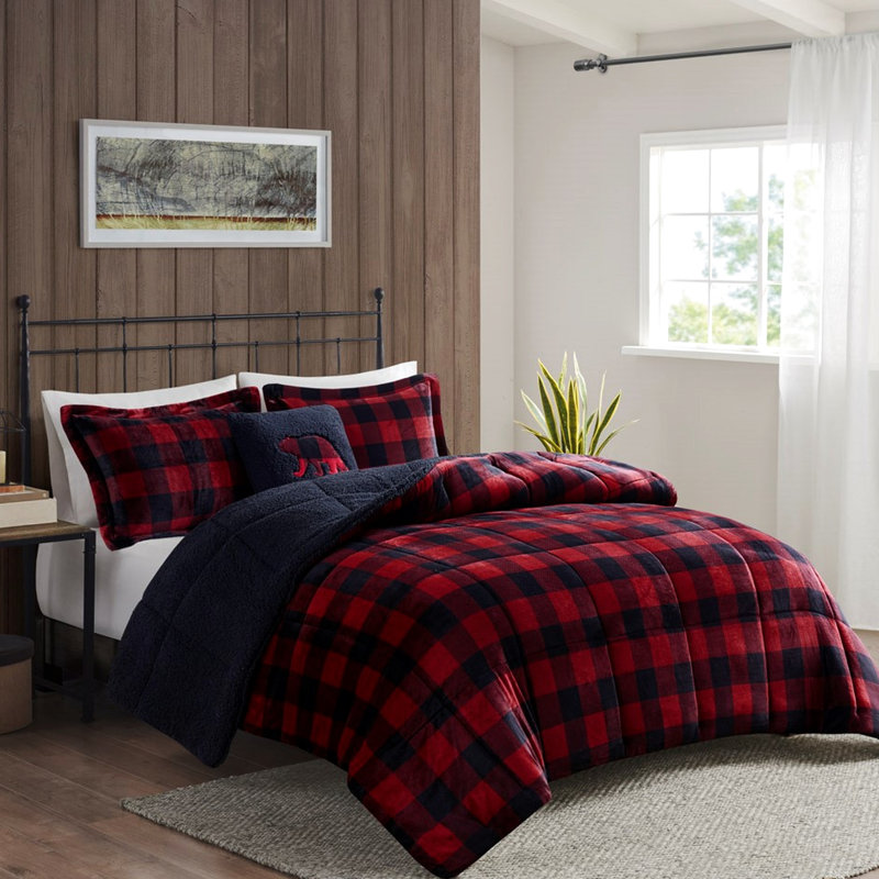 Couette pour un lit double/queen confortable et douillet avec rembourrage et tissu